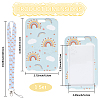 Plastic ID Card Sleeve with Polyester Lanyard Strap AJEW-WH20017-33D-2