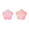 Transparent Spray Painted Glass Beads LS-GLAA-N035-029-G03-2