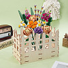 Wood Building Vase Kits for Flower Bouquet DIY-WH0010-90-4