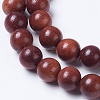 Natural Wood Beads Strands WOOD-J001-04-6mm-3