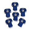 Football Theme Silicone Beads SIL-B081-01D-1