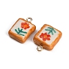 Handmade Porcelain with Brass Pendants PR-CBAB520-09B-2