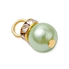 Imitation Pearl Acrylic Charms PALLOY-JF03324-01-3