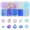 200Pcs 10 Style Glass Beads Set GLAA-CJ0002-36-1