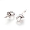 201 Stainless Steel Peg Bails Pendants STAS-TAC0002-30A-P-2