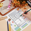 Retro Stainless Steel Metal Cutting Dies Stencils DIY-WH0242-389-2