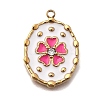 304 Stainless Steel Enamel Pendants STAS-Z161-08G-1