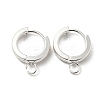 201 Stainless Steel Huggie Hoop Earrings Findings STAS-A167-01M-S-1