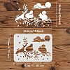 Plastic Reusable Drawing Painting Stencils Templates DIY-WH0202-298-2