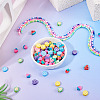3 Strands 3 Colors Handmade Polymer Clay Beads Strands CLAY-TA0001-85-5