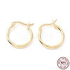 925 Sterling Silver Hoop Earrings STER-P047-13B-G-3