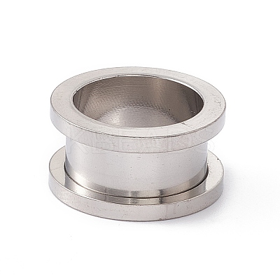 Non-Tarnish 304 Stainless Steel Ear Plugs Gauges EJEW-G317-01L-P-1