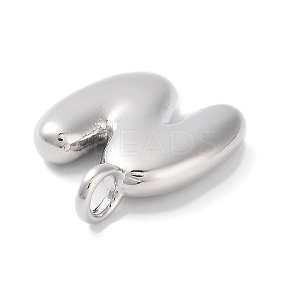 Rack Plating Brass Balloon Letter Pendants X-KK-C050-01P-N-1