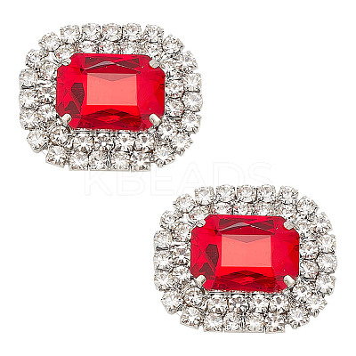 Alloy Rhinestone Shoe Decorations FIND-WH0126-417A-1
