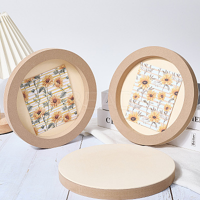 DIY Children Wood Decoration Clay Picture Frame WOOD-WH20008-07D-1