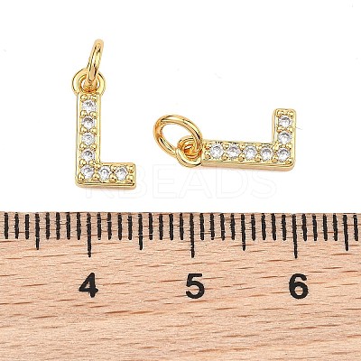 SHEGRACE Brass Micro Pave Clear Cubic Zirconia Pendants XGRQ29051-394G-L-1