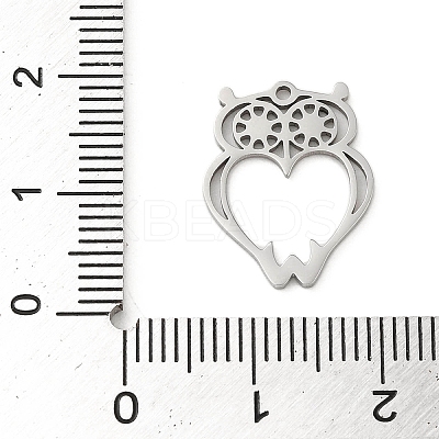 Non-Tarnish 5Pcs 201 Stainless Steel Pendants STAS-B064-06P-1