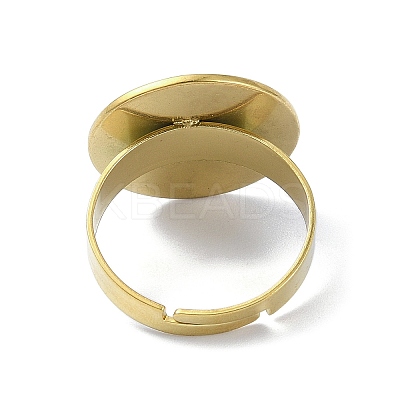304 Stainless Steel Pad Rings Setting RJEW-H221-01G-02-1