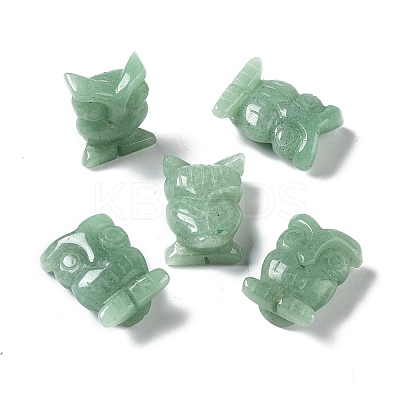 Natural Green Aventurine Healing Figurines DJEW-Z005-01C-1