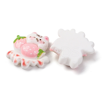 Cat Theme Opaque Resin Cabochons CRES-Z010-01D-1