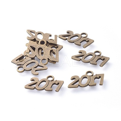 Tibetan Style Alloy Pendants X-TIBEP-R341-13AB-FF-1
