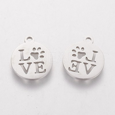Non-Tarnish 201 Stainless Steel Charms LS-STAS-Q201-T057-1