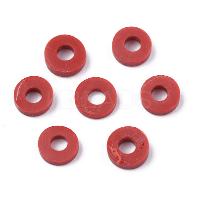 Handmade Polymer Clay Beads CLAY-Q251-4.0mm-102-1