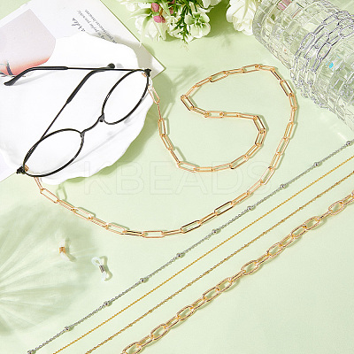 6Pcs 6 Styles Eyeglasses Chains AJEW-GF0011-55-1