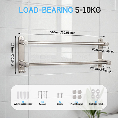 Stainless Steel Towel Bar STAS-TAC0050-01P-02-1