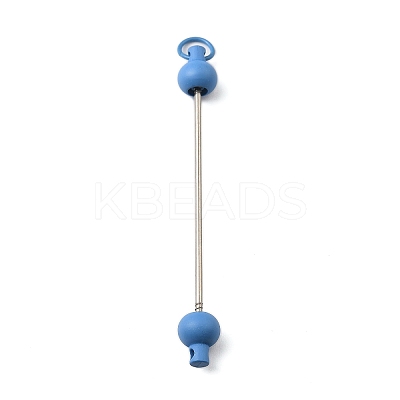 Plastic Beadable Keychain Bar for Jewelry Making DIY Crafts LS-AJEW-C040-01C-1