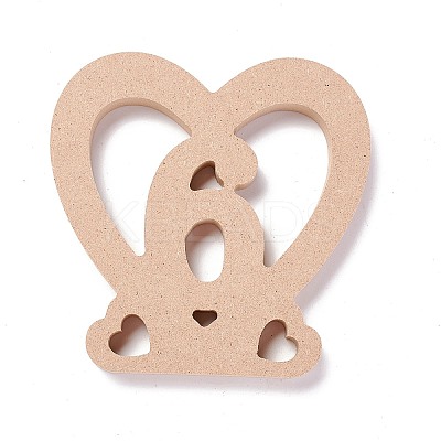 Wooden Table Plate Display Decoration LS-AJEW-C011-01-1