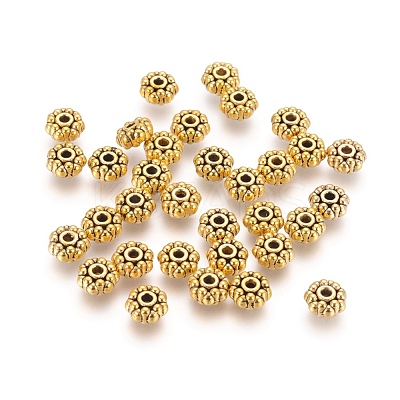 Tibetan Style Alloy Spacer Beads GLF0358Y-NF-1