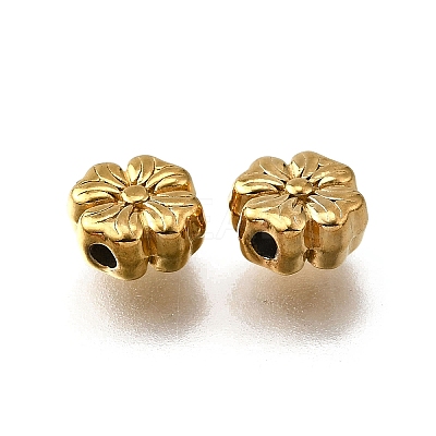 304 Stainless Steel Beads STAS-V009-04G-1