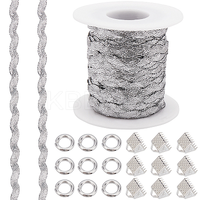 1 Strand Wave Bending Fringe Trim FIND-GF0006-64B-1