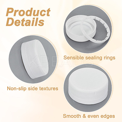 Plastic Bottle Cap SIL-WH0045-61A-1