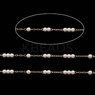 Natural Pearl Beaded Chains CHC-M025-66G-1