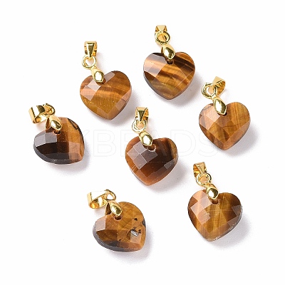 Natural Gemstone Pendants G-C023-07-1