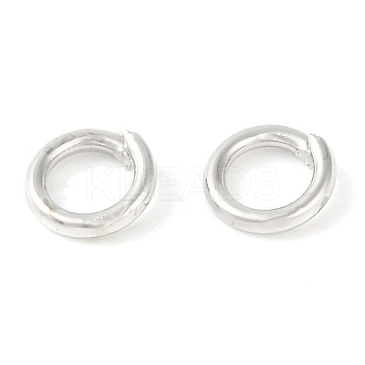 Brass Open Jump Rings KK-N254-45A-P-1