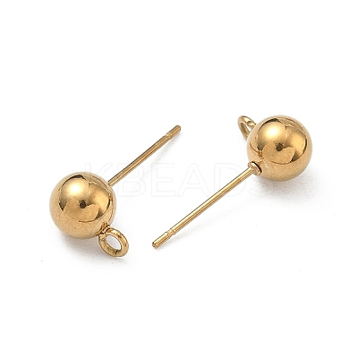 304 Stainless Steel Stud Earring Findings STAS-P448-11A-G-1