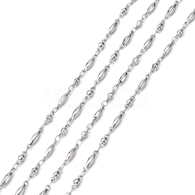 Tarnish Resistant 304 Stainless Steel Link Chains CHS-K001-83-1
