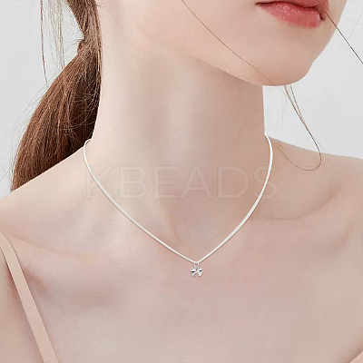 3Pcs 925 Sterling Silver Bowknot Charms STER-BBC0008-41-1