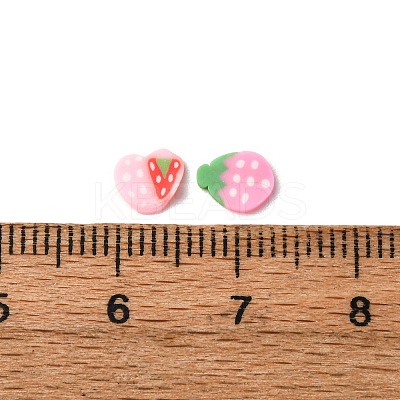 Handmade Polymer Clay Cabochons and Plastic Beads for DIY Jewelry Making Findings CLAY-B007-04G-1
