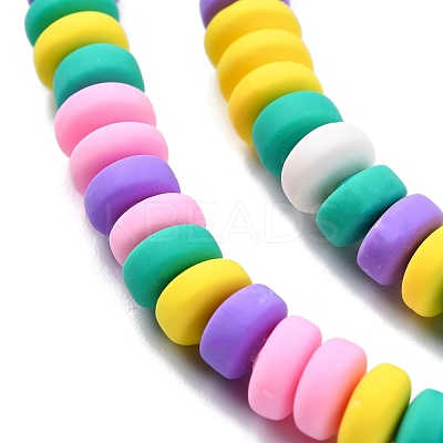 Handmade Polymer Clay Beads Strands CLAY-N008-008L-1