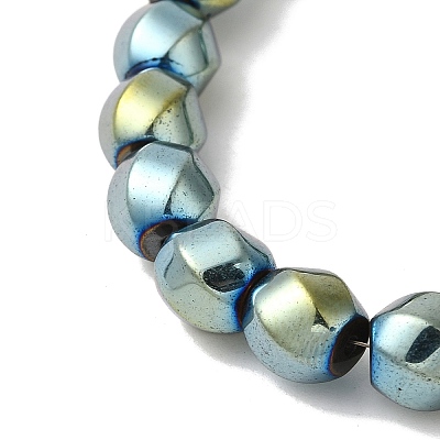 Electroplated Synthetic Magnetic Hematite Beads Strands G-I364-J01-07-1