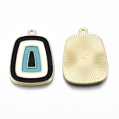 Eco-Friendly Alloy Enamel Pendants ENAM-Q438-009-NR-1