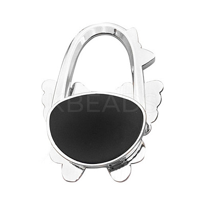 Glitter Butterfly Zinc Alloy Crystal Rhinestone Bag Hanger LS-BAGH-F001-A14-1
