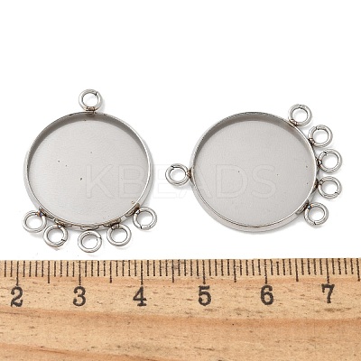 304 Stainless Steel Pendant Cabochos STAS-C117-05P-1