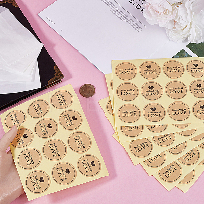 120Pcs Flat Translucent Glassine Waxed Paper Treat Bags Cookie Bags STIC-CP0001-11G-1