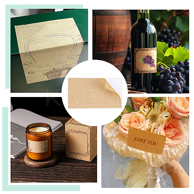 Wine Blank Adhesive Label DIY-WH0349-387A-01-1