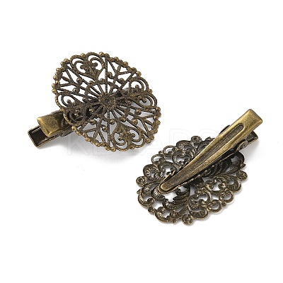 Iron Alligator Hair Clips for Women Girls OHAR-K005-01AB-1